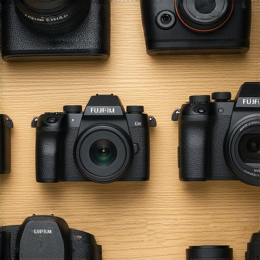探索Fujifilm相機與鏡頭的最佳選擇及即棄相機用法介紹的圖片，展示多款Fujifilm相機與鏡頭並附帶拍攝技巧示範，適合攝影愛好者及新手參考。