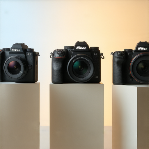 尼康全新相機系列展示，包含Z fc和X50等多款新品，適合不同需求的攝影愛好者，提供多樣專業服務以協助選擇最適合的相機。