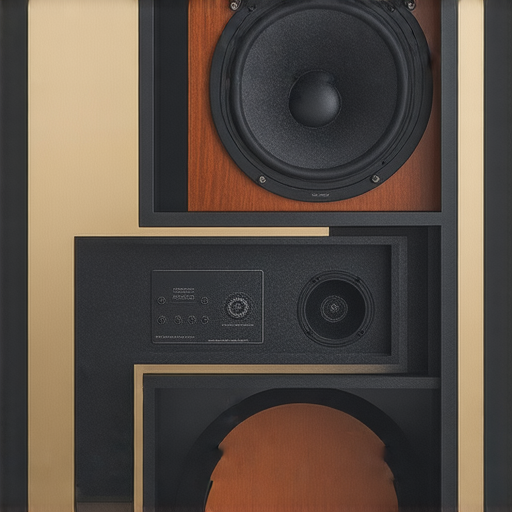 音響箱的內部結構與專業服務探索，展現如何透過專業技術提升音質，讓音樂體驗達到極致的視覺效果，展示音響設備及其密封設計的細節。