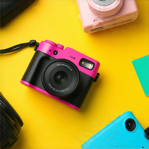Fujifilm相機推薦圖片，展示多款即影即有的相機型號，色彩鮮明，設計時尚，適合攝影愛好者，帶你踏上攝影旅程，捕捉生活中的每個精彩瞬間。