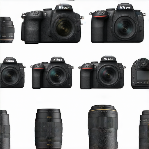 探索香港Nikon相機與鏡頭價格及購買資訊全攻略的圖片，展示各型號相機及鏡頭，並標示其價格及購買管道，幫助攝影愛好者找到最適合的選擇。