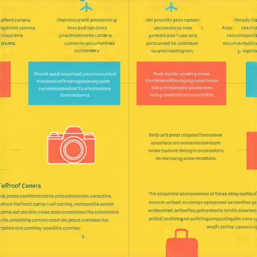 傻瓜相機全攻略圖示，包含托運注意事項、使用時間建議以及過X光機的正確方法，提供使用者安全方便的拍攝技巧，確保相機在旅行中的最佳使用。