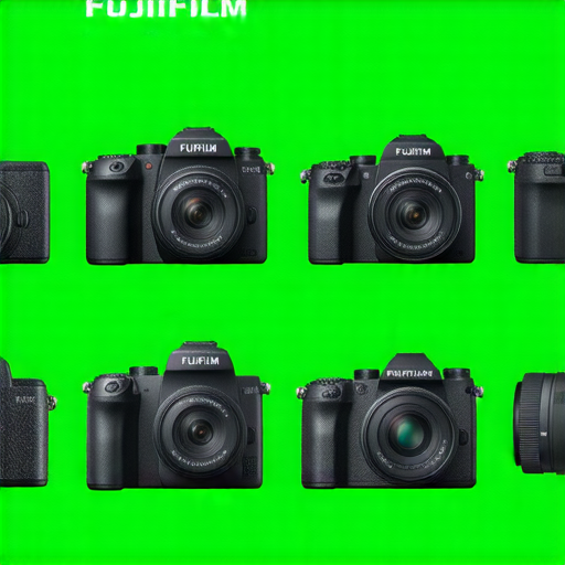2024年Fujifilm相機推薦的專業比較圖，展示多款即棄相機的設計與功能，突顯品牌魅力與技術特色，幫助消費者選擇最合適的攝影設備。