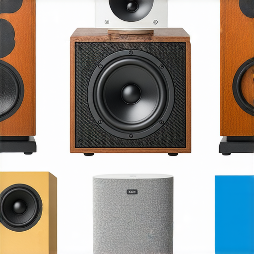 選擇最佳音響箱的指南，展示多款不同音響箱，讓您提升每一刻的音樂體驗，顏色鮮明，設計各異，內容引導消費者選擇最適合的音響產品。