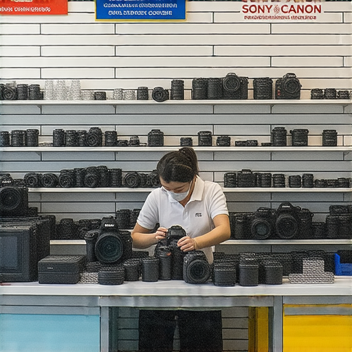 專業相機維修中心展示SONY與CANON相機的修復服務，位於深水埗與旺角，提供超值維修選擇，立即讓你的相機恢復最佳狀態，滿足攝影愛好者的需求。