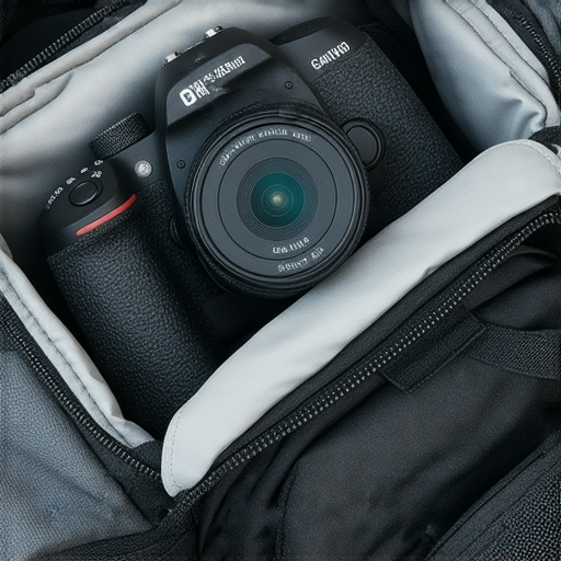 傻瓜相機在飛機上的安全攜帶方式，展示相機放入包包中的情景，專業建議與真相揭秘，讓旅行者輕鬆上飛機。