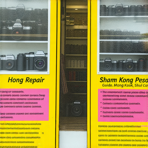 香港相機維修攻略：深水埗旺角維修推薦及課程信息