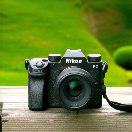 Nikon Z FC相機的魅力與功能全解析，展示相機的復古設計與現代科技的結合，強調操作界面的直觀性與拍攝效果，背景為自然風景的攝影作品。