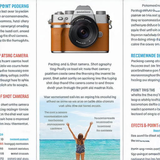 傻瓜相機旅行攻略圖片，展示傻瓜相機的特點及旅行時的使用小技巧，如托運方法、拍攝數量建議及通過X光機的影響等，幫助攝影愛好者輕鬆旅行。