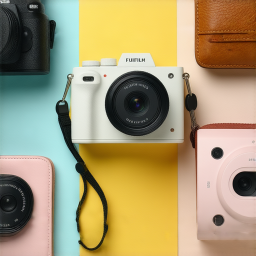 Fujifilm相機展示，包含多款熱門即影即有模型，捕捉瞬間的魅力，適合攝影新手與專業人士的推薦，探索創意攝影的最佳選擇與入門服務。