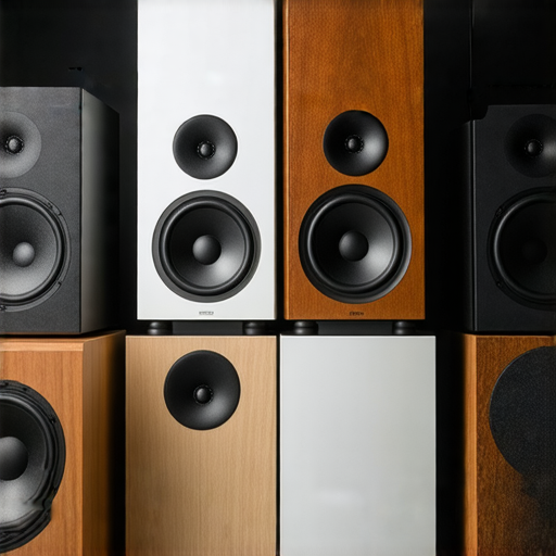 選擇音響箱提升音樂享受的必備利器，圖片展示多款高品質音響箱的擺放，音響箱的設計和性能對音樂體驗影響深遠，適合音樂愛好者選擇使用。