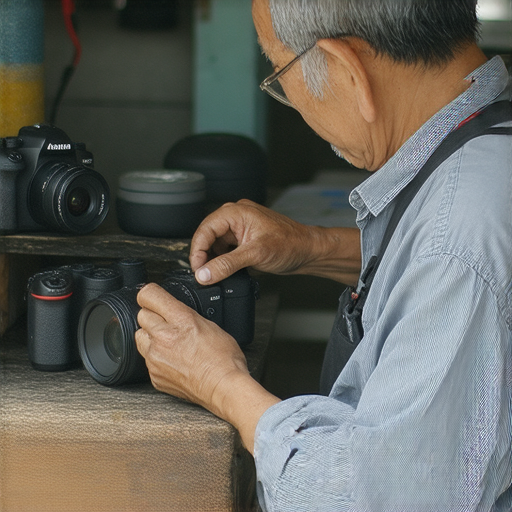 探索深水埗與旺角專業相機維修技巧的圖片，展示相機維修過程及技術，讓拍攝重拾光彩，揭示專家秘訣與維修工具，吸引攝影愛好者的目光。