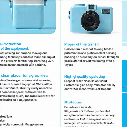 傻瓜相機使用指南，介紹如何托運拍攝以及過X光機的注意事項，圖示顯示相機的正確放置方式與安全標籤，確保設備在旅行過程中不受損害。