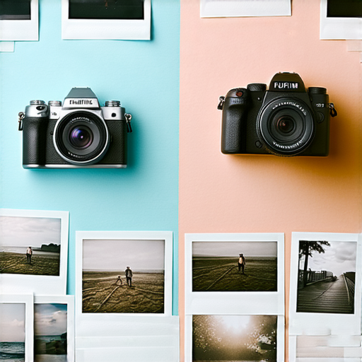 Fujifilm相機推薦及即影即有入門攻略分享的圖片展示多款Fujifilm相機型號，包含各種風格的即影即有照片，適合攝影愛好者和新手，強調攝影樂趣和創意體驗。