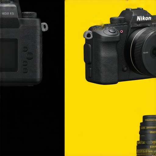 尼康Z fc與W300攝影器材的對比圖，展示全新設計與功能，強調創意攝影的潛力，啟發攝影愛好者探索新時代的攝影秘密。