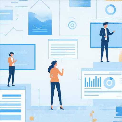 提升職場競爭力的商業英語課程與商務英語課程介紹，圖中展示英語課程教材與學員互動，強調增強英語能力與商業溝通技巧，助力職場發展與提升競爭力。