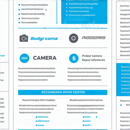 香港專業相機維修中心推薦與維修價格資訊圖片，展示多家維修中心標誌與服務價格，包含相機維修專業技術，吸引攝影愛好者的注意，提供詳細維修選擇與預算參考。