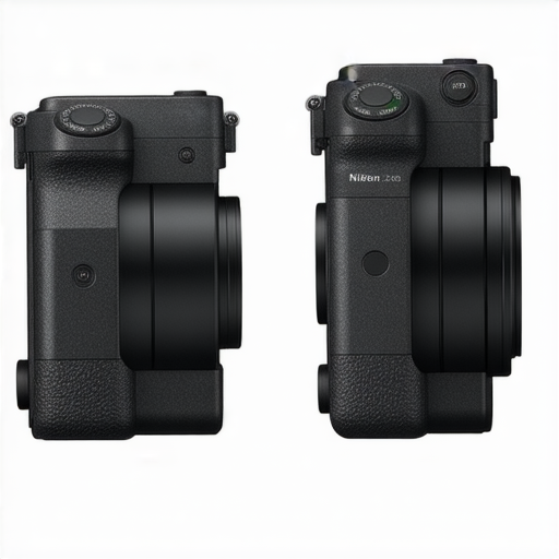 尼康相機 Z fc 與 W300 型號展示，強調其獨特設計與功能，吸引攝影愛好者探索新攝影體驗，提升專業服務效果。