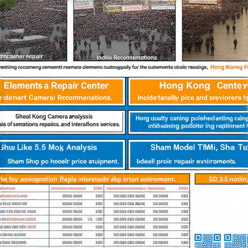 香港相機維修中心推薦，包括深水埗、旺角和尖沙咀的價格分析，展示相機維修服務、店面環境及維修設備，幫助攝影愛好者選擇合適的維修選項。