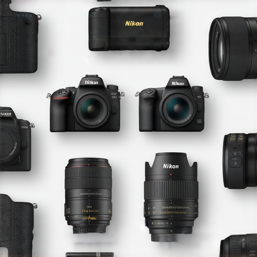 香港Nikon相機與鏡頭的展示圖片，包含多款最新型號及附件，顯示專業保養服務詳情及最新價格資訊，吸引攝影愛好者了解產品特色與服務。