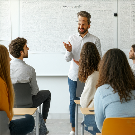 提升職場競爭力的商業英語課程與商務英語課程介紹，展示學員在教室學習英語，專業教師指導，互動練習，提升溝通技巧與商業用語能力。