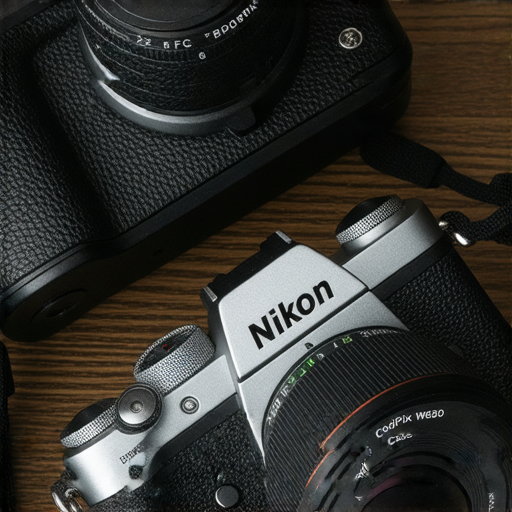 Nikon Z FC與Coolpix W300攝影機的特寫圖，展示復古設計與堅固耐用特性，探索攝影新領域，提升專業服務體驗，適合各種攝影需求。