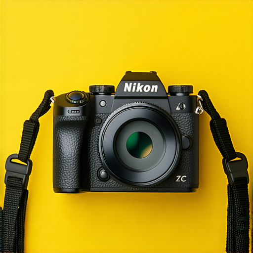 探索Nikon Z FC相機在攝影創作中的魅力，展現攝影技巧提升的特點，背景清新自然，強調相機的復古設計與現代科技的結合，激發攝影愛好者的靈感與創意。