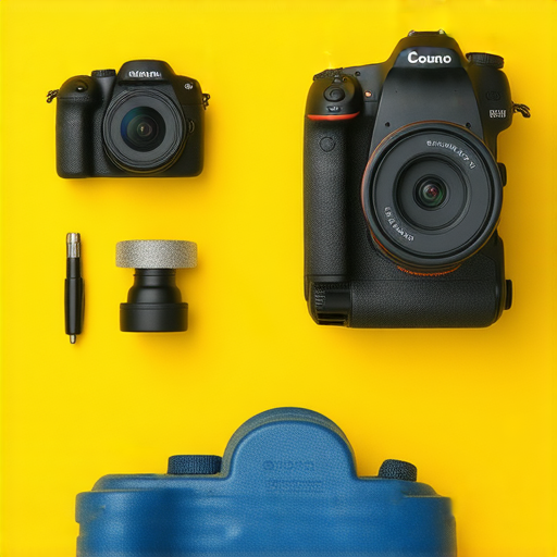 專業相機維修店的招牌，展示深水埗和旺角地區的服務，吸引攝影愛好者，解決相機故障問題，讓攝影煩惱迎刃而解，讓每一位顧客放心選擇。