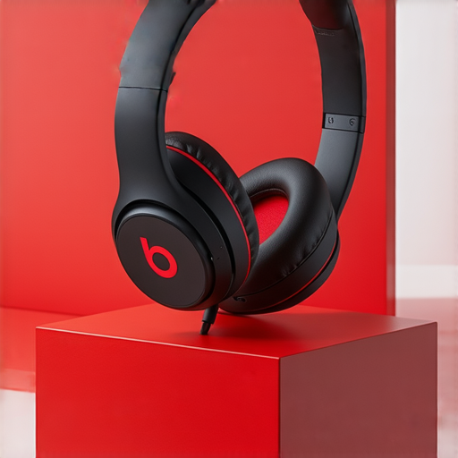 Beats耳機展示，呈現出獨特的音質與設計，吸引使用者立即探索，享受音樂的全新境界，體驗無與倫比的聲音效果。