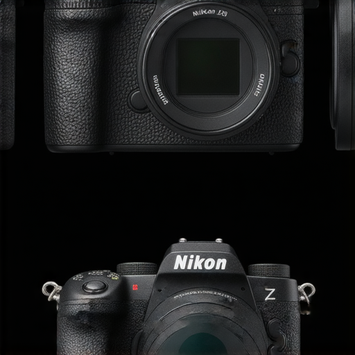 Nikon Z FC與Nikon Z相機的比較圖，展示了相機的外觀及設計細節，強調其專業攝影功能及操作介面，適合攝影愛好者和專業人士使用的性能。