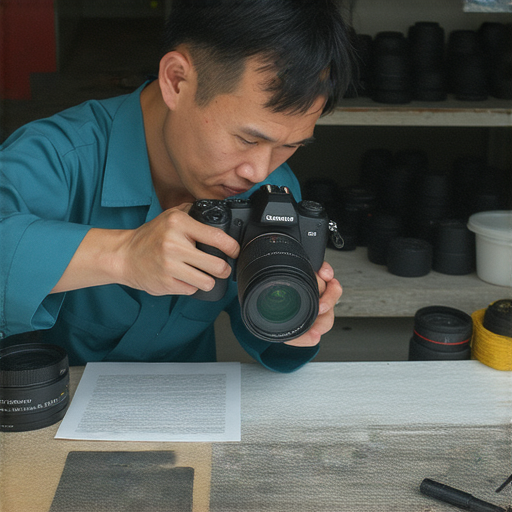 深水埗相機維修專業技術人員操作相機，提供高品質維修服務，讓攝影愛好者重拾攝影樂趣，了解維修流程及服務資訊，提升攝影體驗的必備攻略。