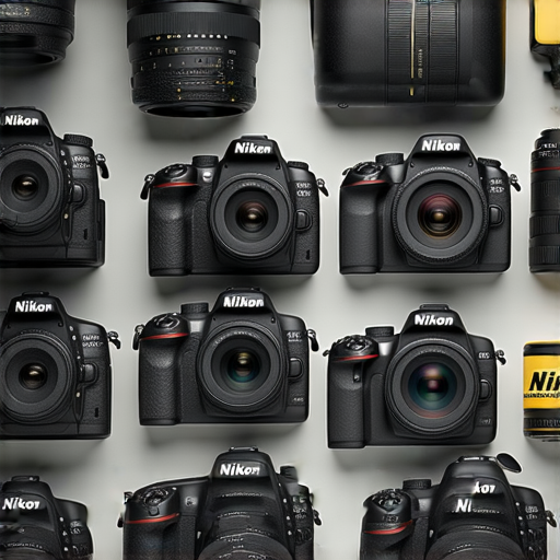 探索香港Nikon相機優惠價格與專業保養服務的圖片，展示多款Nikon相機及其配件，吸引攝影愛好者了解市場最具競爭力的選擇與維護服務。