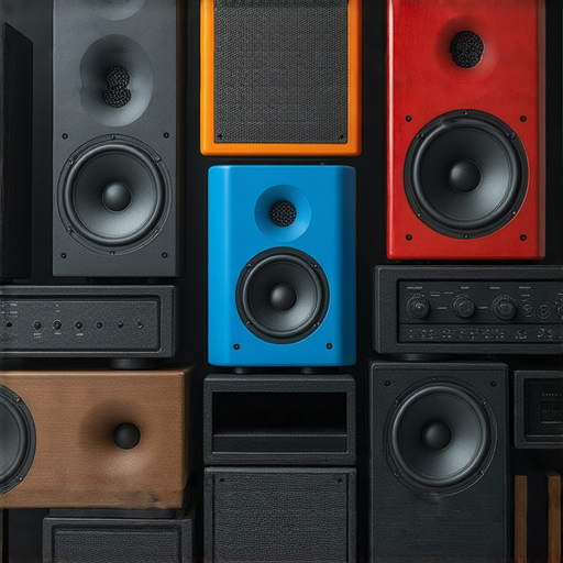 揭秘音響箱選擇秘訣的圖片，展示專業服務人員為客戶提供建議，打造理想音質體驗，圖中有多款音響箱及音響設備，展現音質的重要性及專業度。