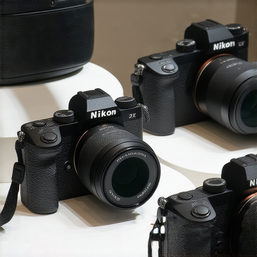 Nikon Z FC與Z系列相機的展示，呈現其優雅設計與先進技術，探索專業攝影的無限可能，適合攝影愛好者與專業人士使用。