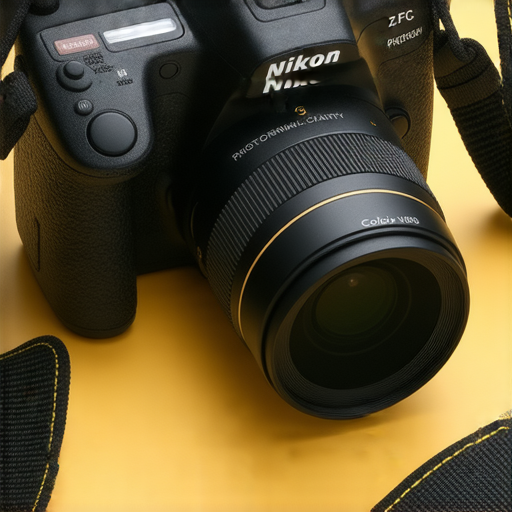 尼康新紀元攝影器材展示，包含Z FC相機和Coolpix W300，呈現專業攝影未來。顯示產品細節和使用情境，鼓勵用戶動手體驗專業服務。