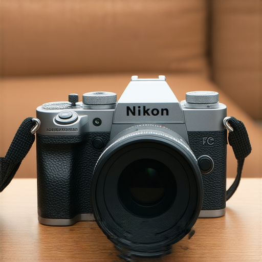 Nikon Z FC 相機展示，復古與現代設計完美結合，搭配多種攝影配件，展現其獨特魅力，吸引攝影愛好者探索更多專業服務，提升攝影水平。