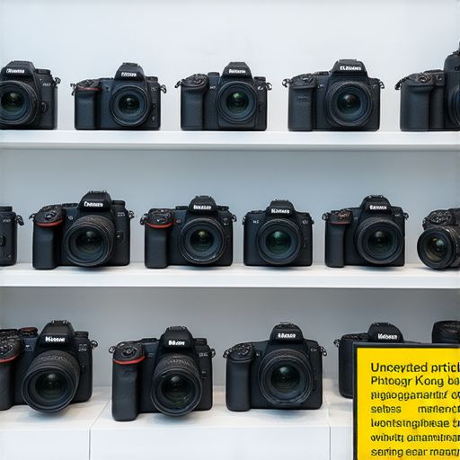 香港Nikon相機與鏡頭展示，包含各型號產品和專業保養服務資訊，吸引攝影愛好者注意，價格優惠讓人意想不到，適合各類型攝影需求。