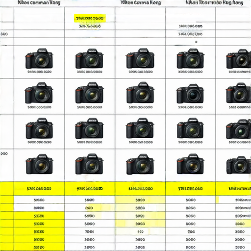 香港Nikon相機價格比較圖，展示不同型號及其價格區間，附帶購買建議與保養技巧，幫助攝影愛好者選擇適合的相機及維護方式。
