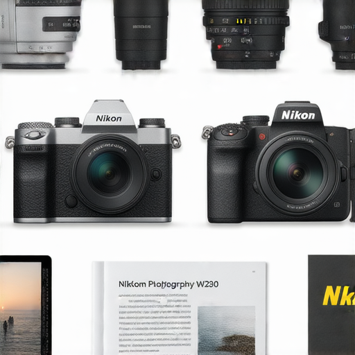 尼康Z FC與W300攝影器材展示，強調無限可能與捕捉精彩瞬間，專業攝影服務介紹。