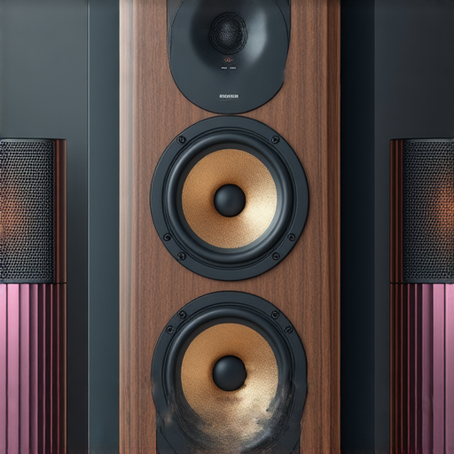 聽到極致音質的音響箱展示，揭示其內部構造，突顯專業服務，提升音效品質，讓您立即了解音響設置的秘密，享受音樂的完美體驗。