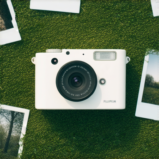 Fujifilm即影即有相機在戶外拍攝，捕捉生活精彩瞬間，展示多樣相片效果，突顯產品特點和使用情境，探索Fujifilm迷人世界。