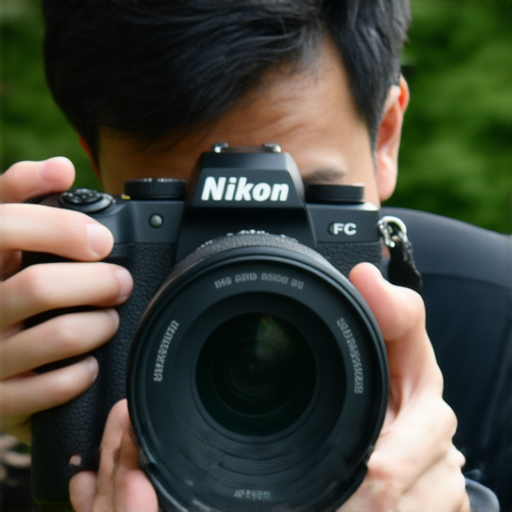 發掘Nikon Z FC的秘密，掌握攝影藝術的圖片，展示專業服務與相機特點，呈現攝影師在使用Nikon Z FC進行拍攝的過程，強調創意與技術的結合。