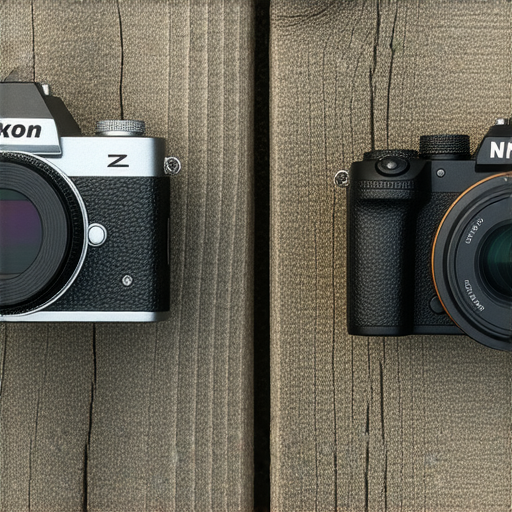 Nikon Z FC與Nikon Z相機展現獨特魅力與卓越性能，圖片中可見相機設計細節與使用情境，強調其復古風格與創新科技的完美結合。